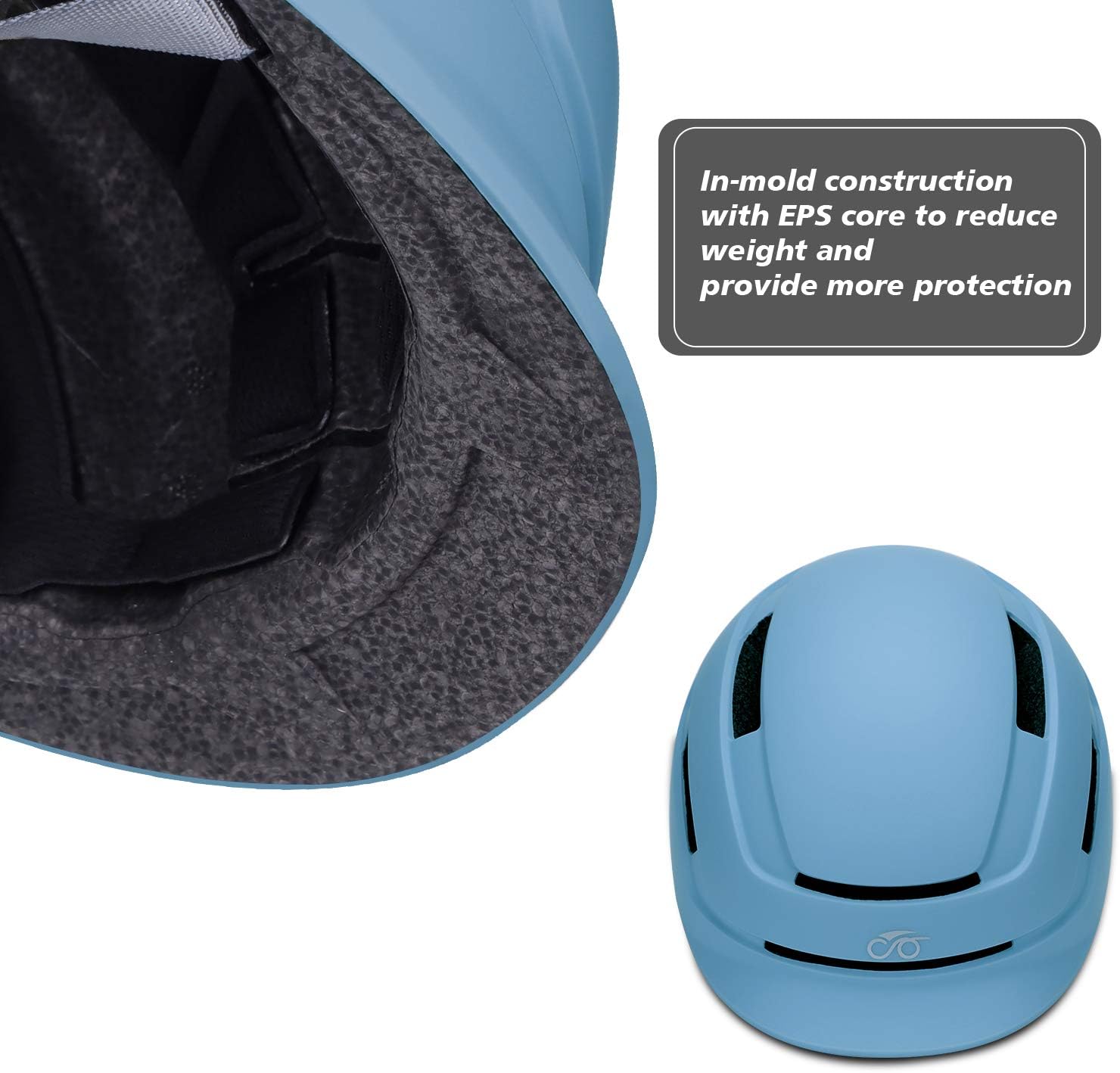 Adult Urban Bike Helmet - Adjustable Fit System & Integrated Taillight