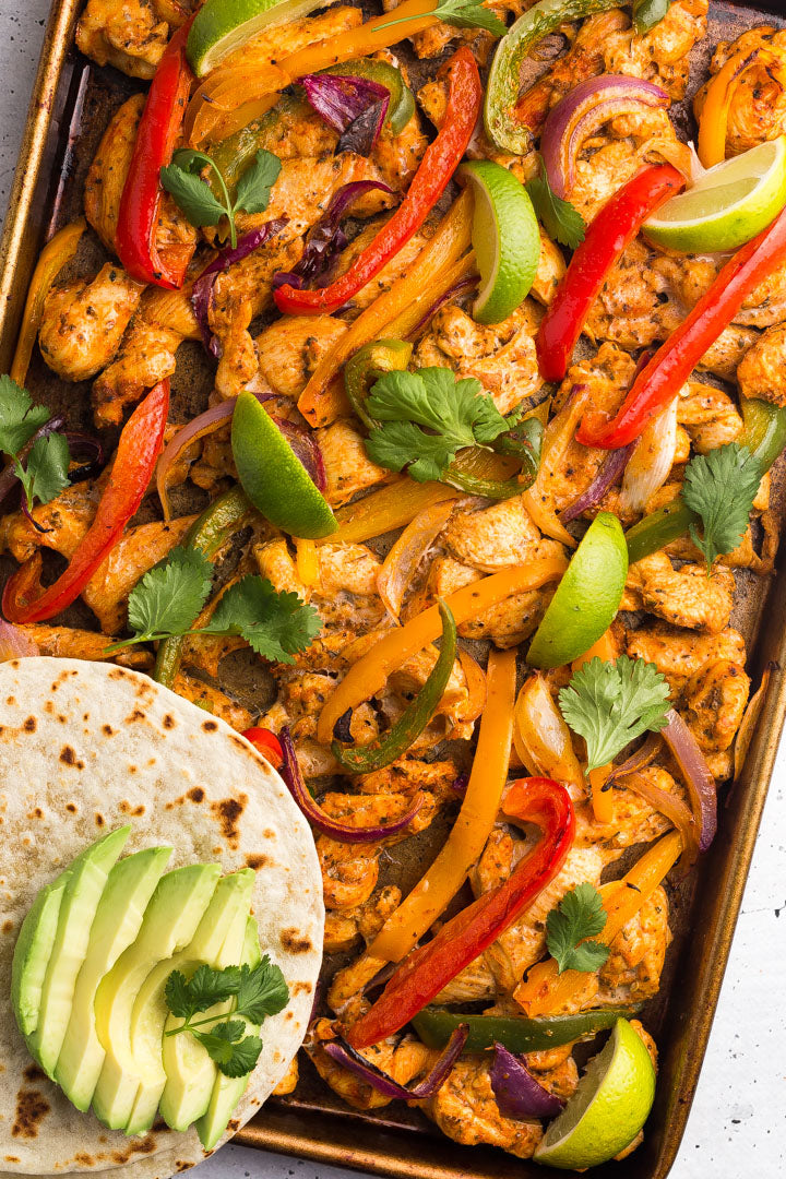 Sheet Pan Chicken Fajitas