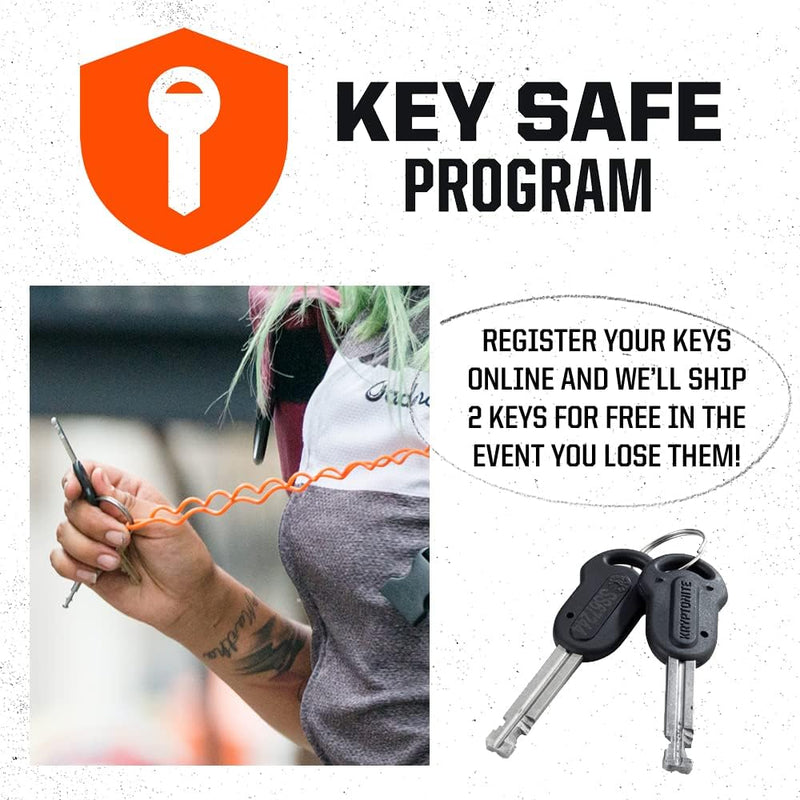 Heavy Duty Anti-Theft Bicycle U Lock, 18mm Shackle with Keys, Ultimate Security
