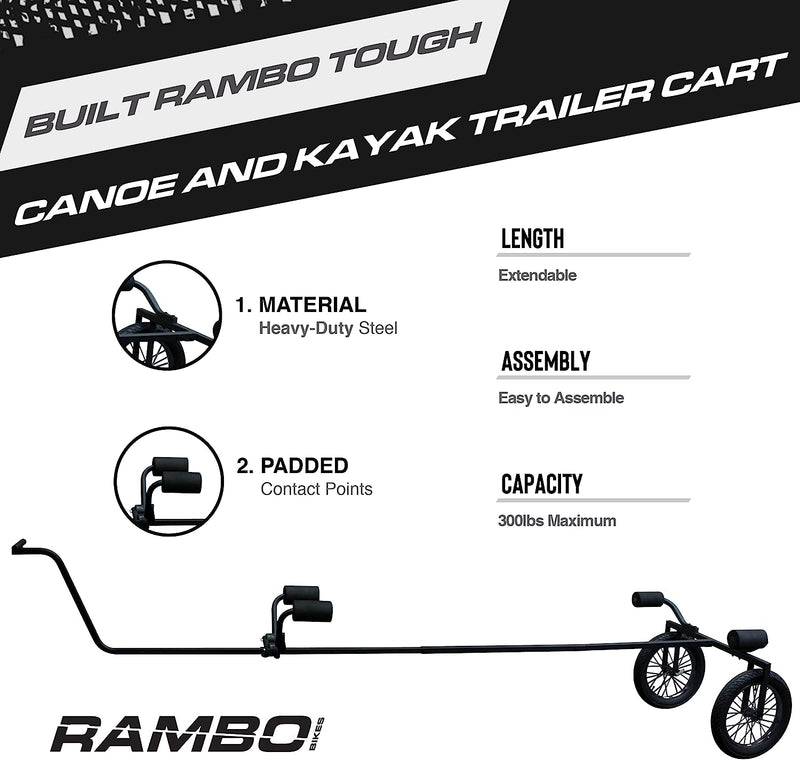 Canoe and Kayak Trailer Cart