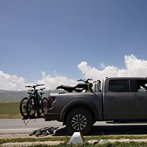 Fat tire ebike carrier, smart tilting x 72 lbs (144 lbs total)