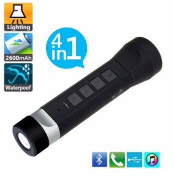 Flashing light / portable speaker with powerbank - Kracken Airsoft