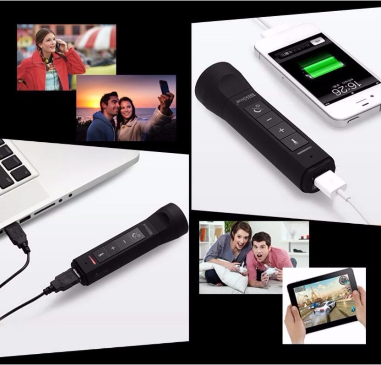 Flashing light / portable speaker with powerbank - Kracken Airsoft